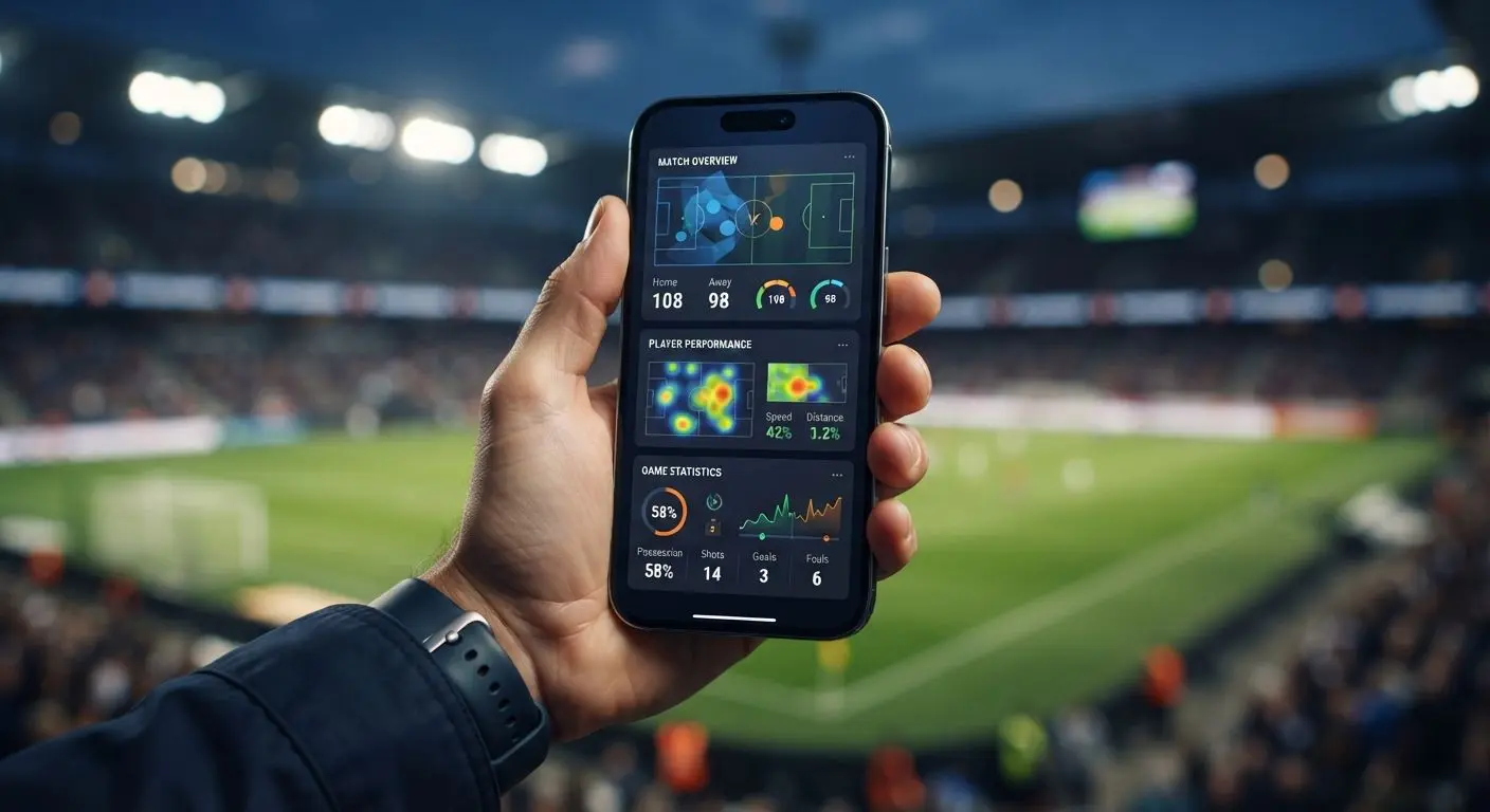 Mobile phone access to sports platform interface