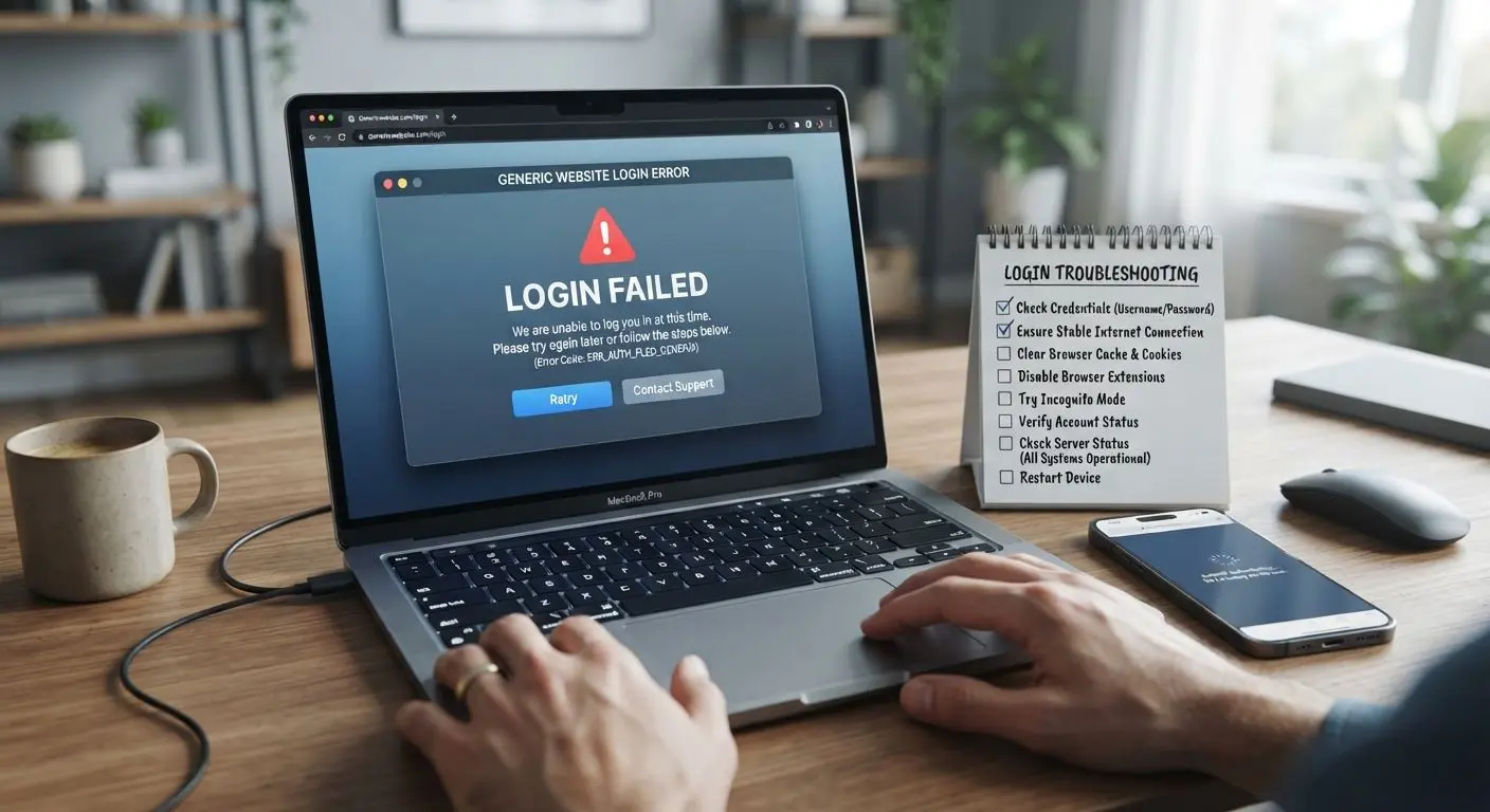 BetX Lesotho Login Problems and Fixes BetX Lesotho login problems and solutions illustration