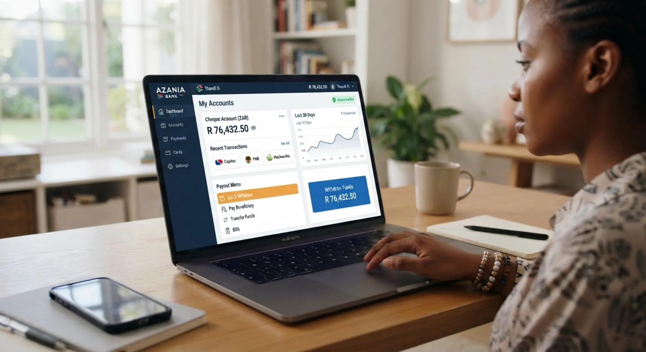 BetXchange withdrawal overview on a balance dashboard for South African users